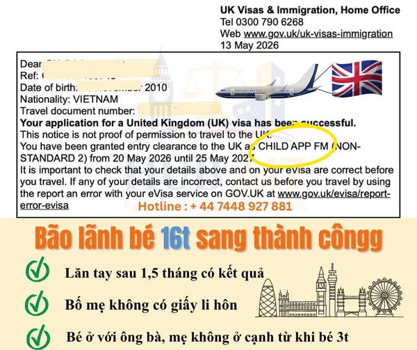 Hành trình đoàn tụ gia đình tại UK